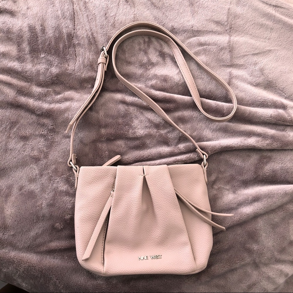 Nine West blush crossbody purse